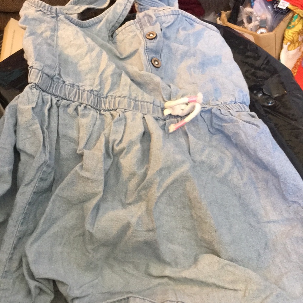 FINAL MARKDOWN girls lightweight denim jumper 2t